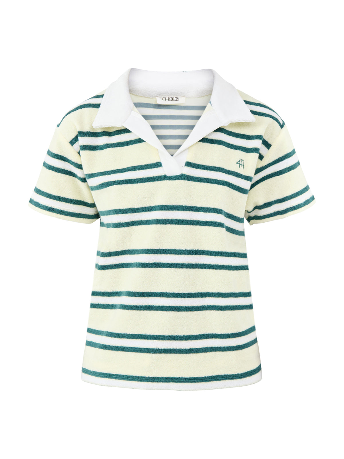 Zita Stripe Polo Top