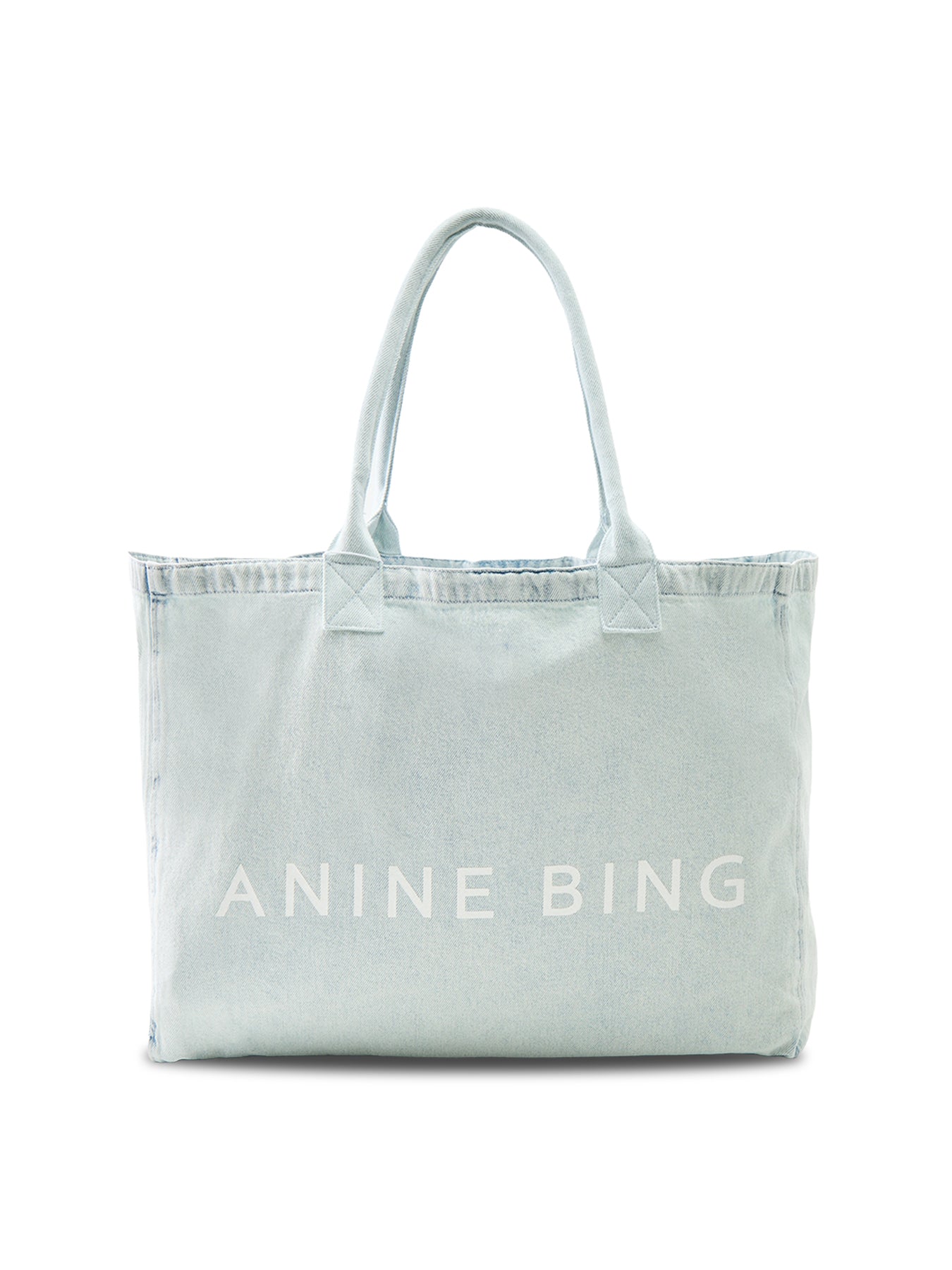 Leo Denim Tote Bag Blue