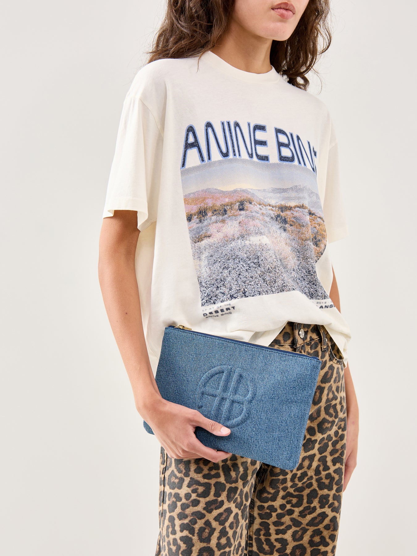 Lili Cotton Pouch Blue