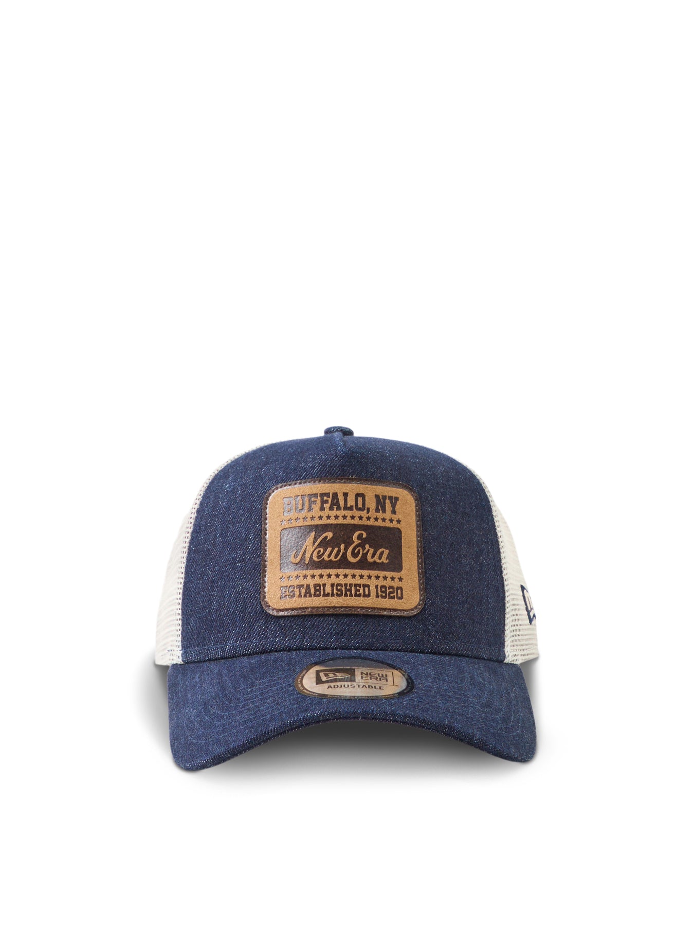 New Era Patch Denim Trucker Cap Multi