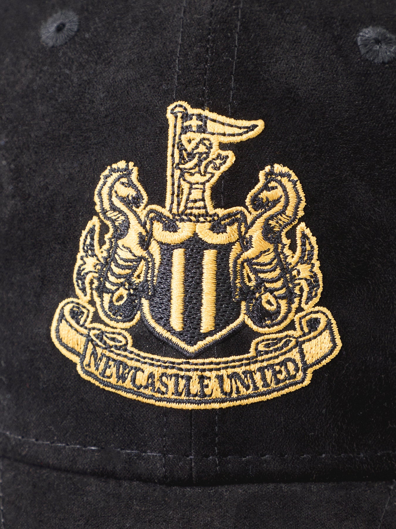 Faux Suede 9 Forty MC Newcastle Cap Black