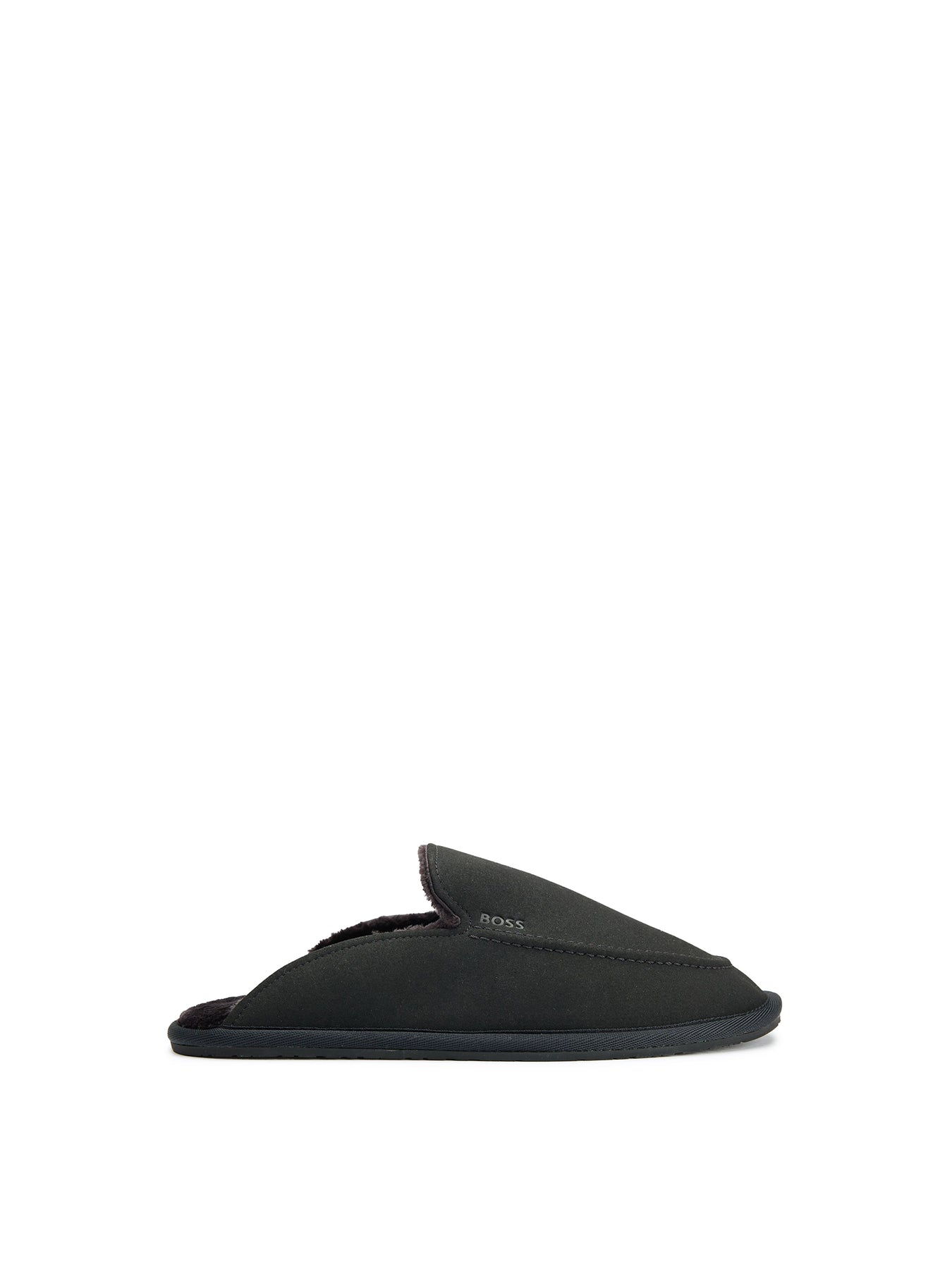 Home Mule Textile Slippers - Black