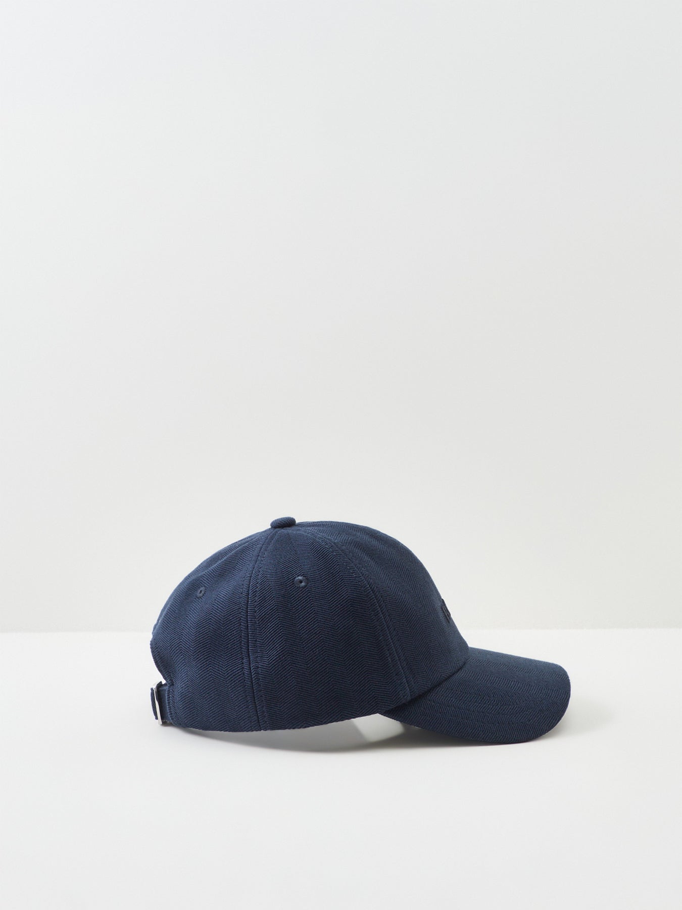 Zed J Herringbone Cap Navy