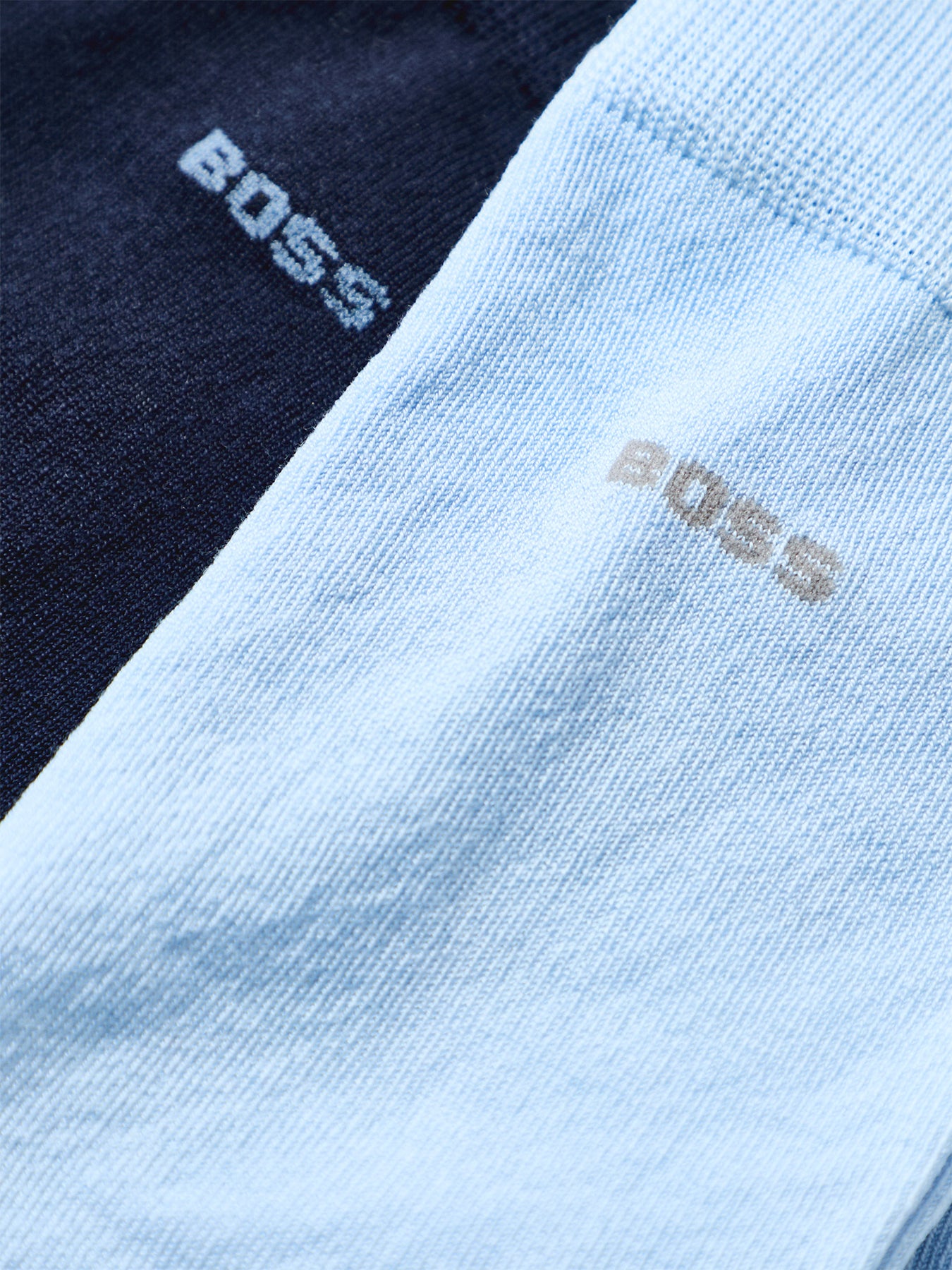 Two Pack Crew Socks Blue