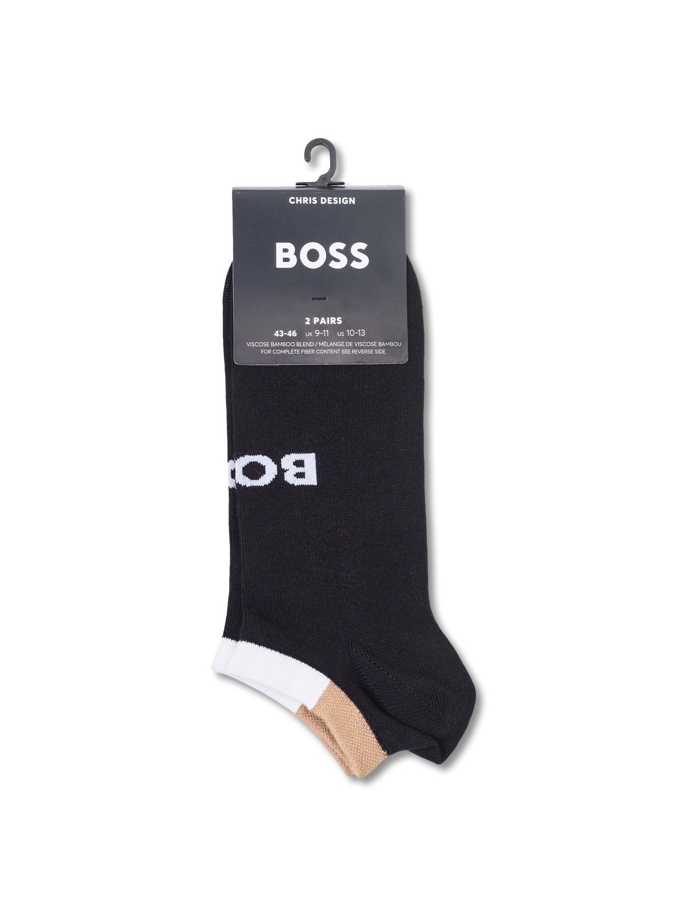 2 Pack Bamboo Crew Socks Green