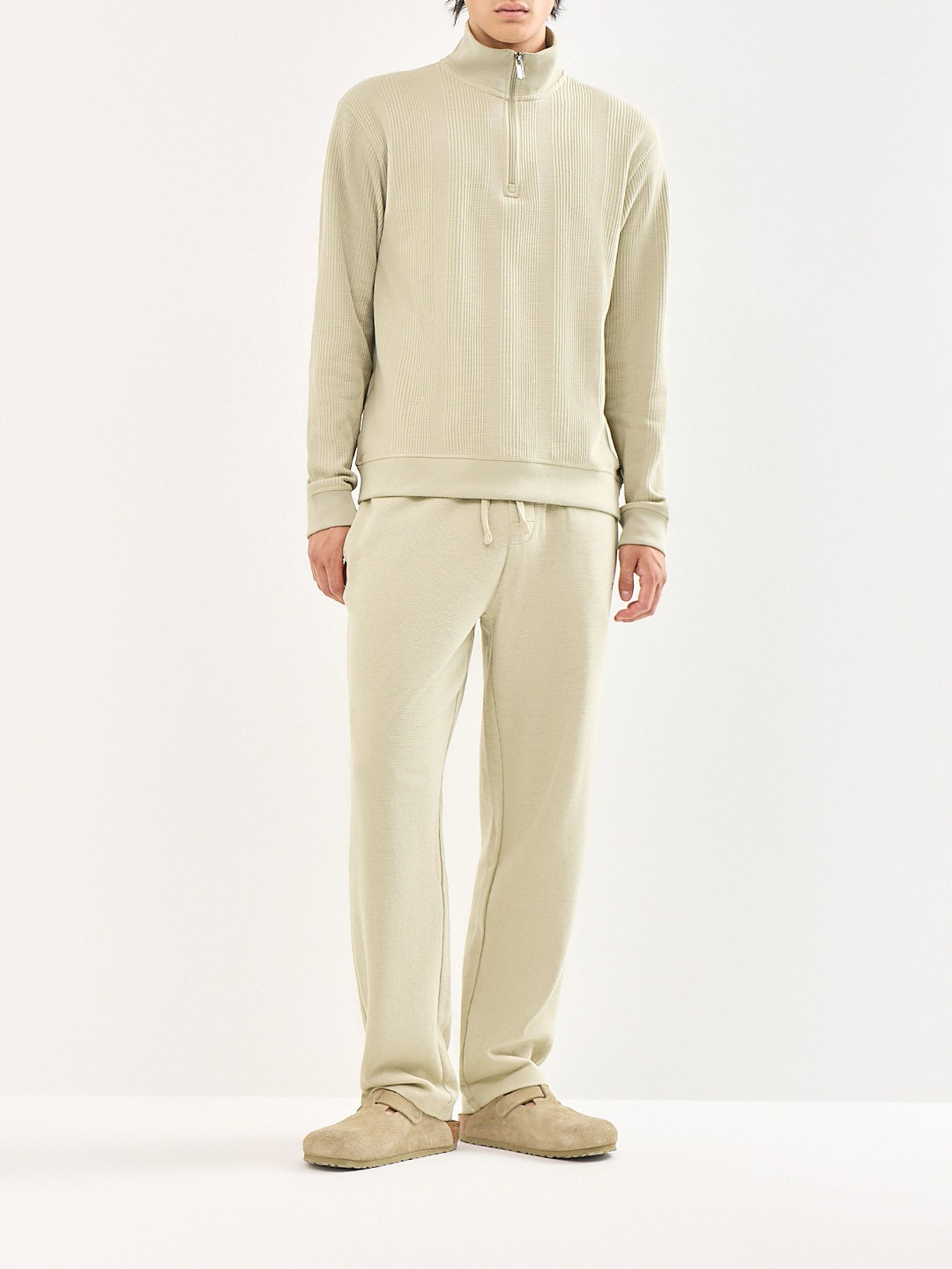 Waffle Lounge Bottoms Pastel Green