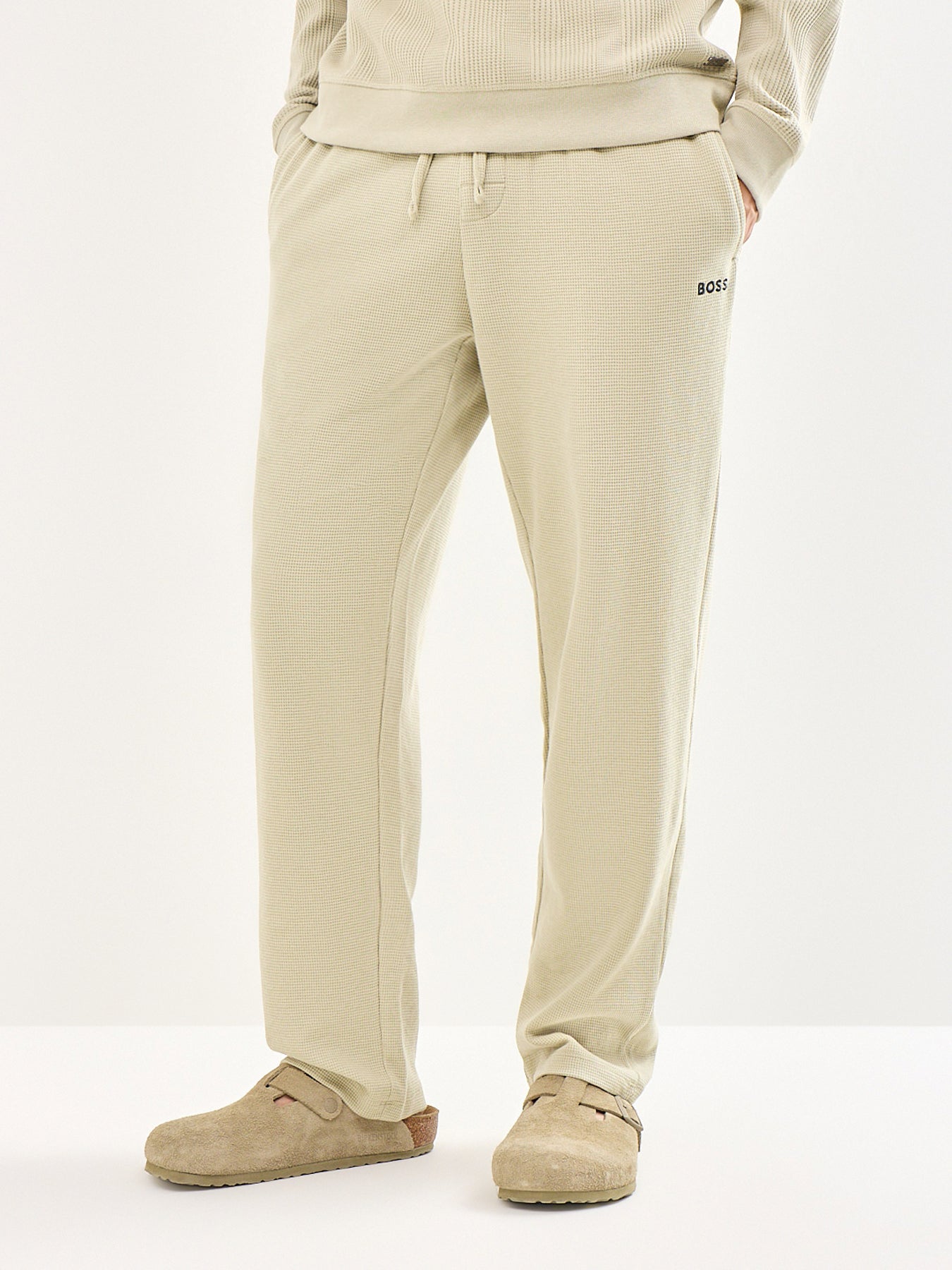 Waffle Lounge Bottoms Pastel Green