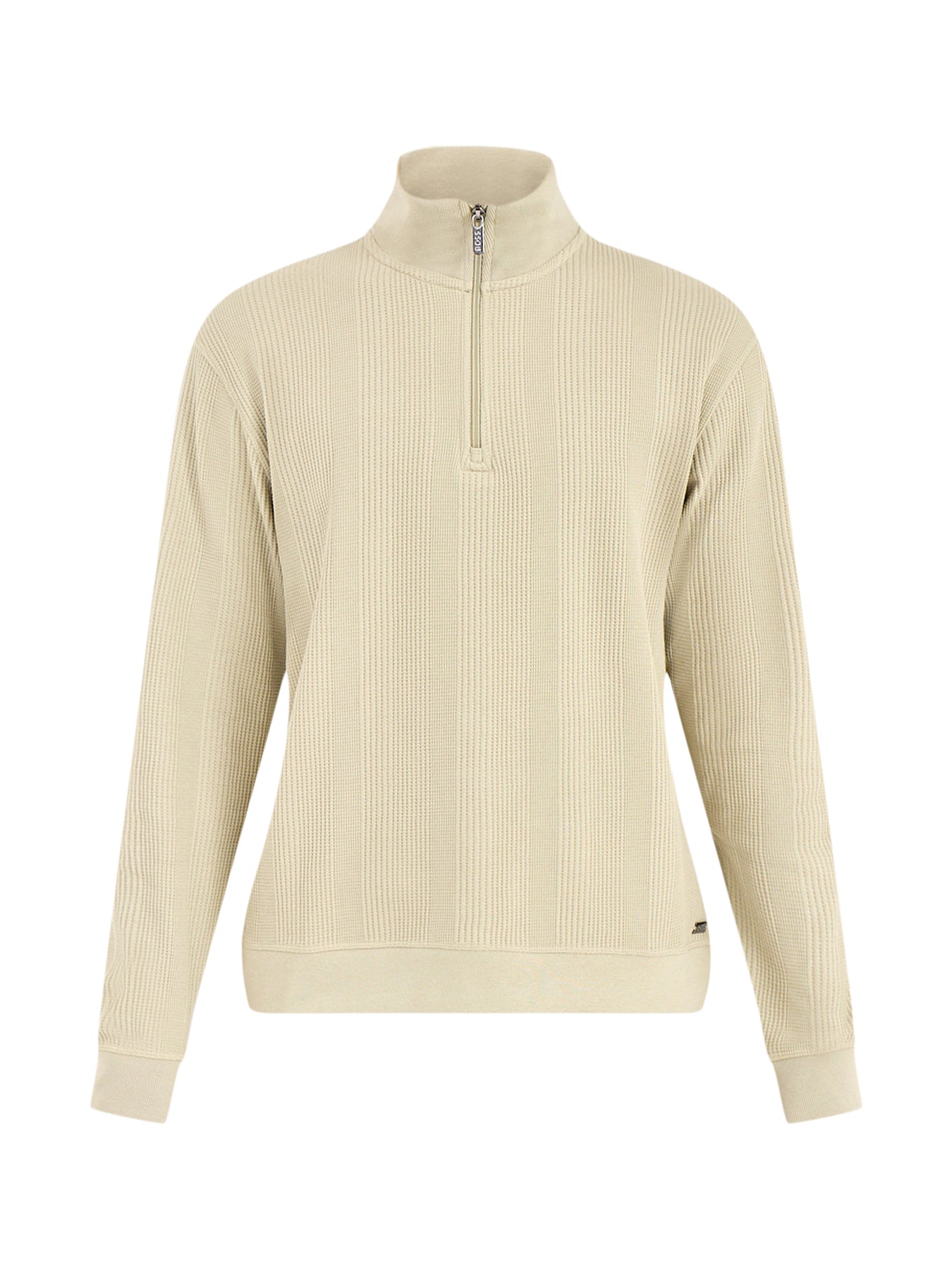 Structure Quarter Zip Lounge Top Pastel Green