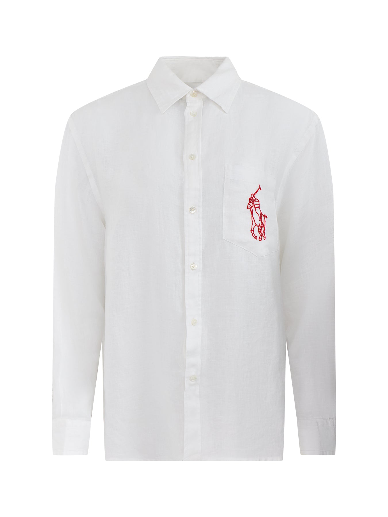 Classic LS Linen Shirt White