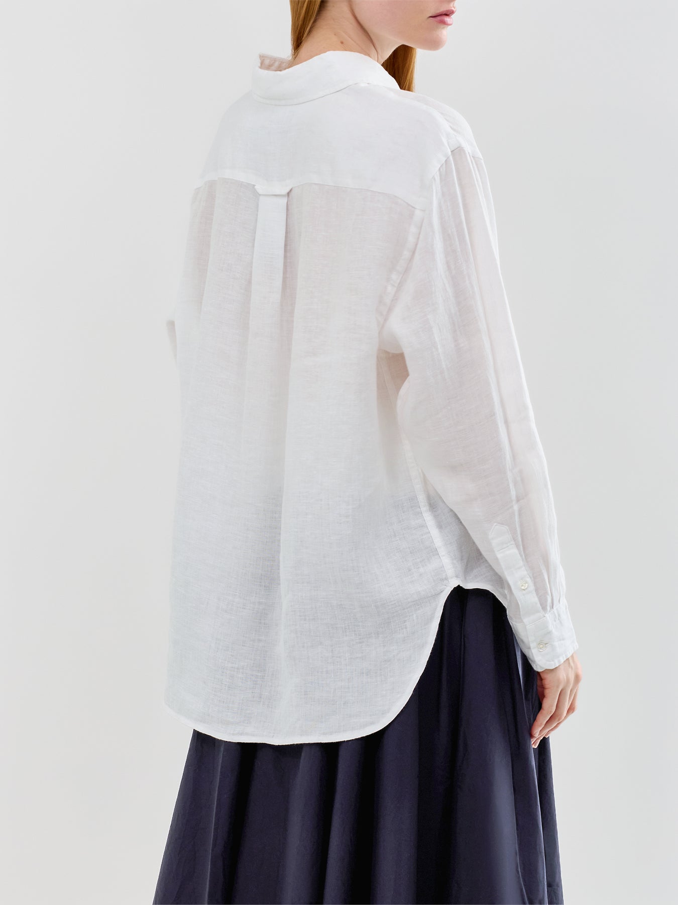 Classic LS Linen Shirt White