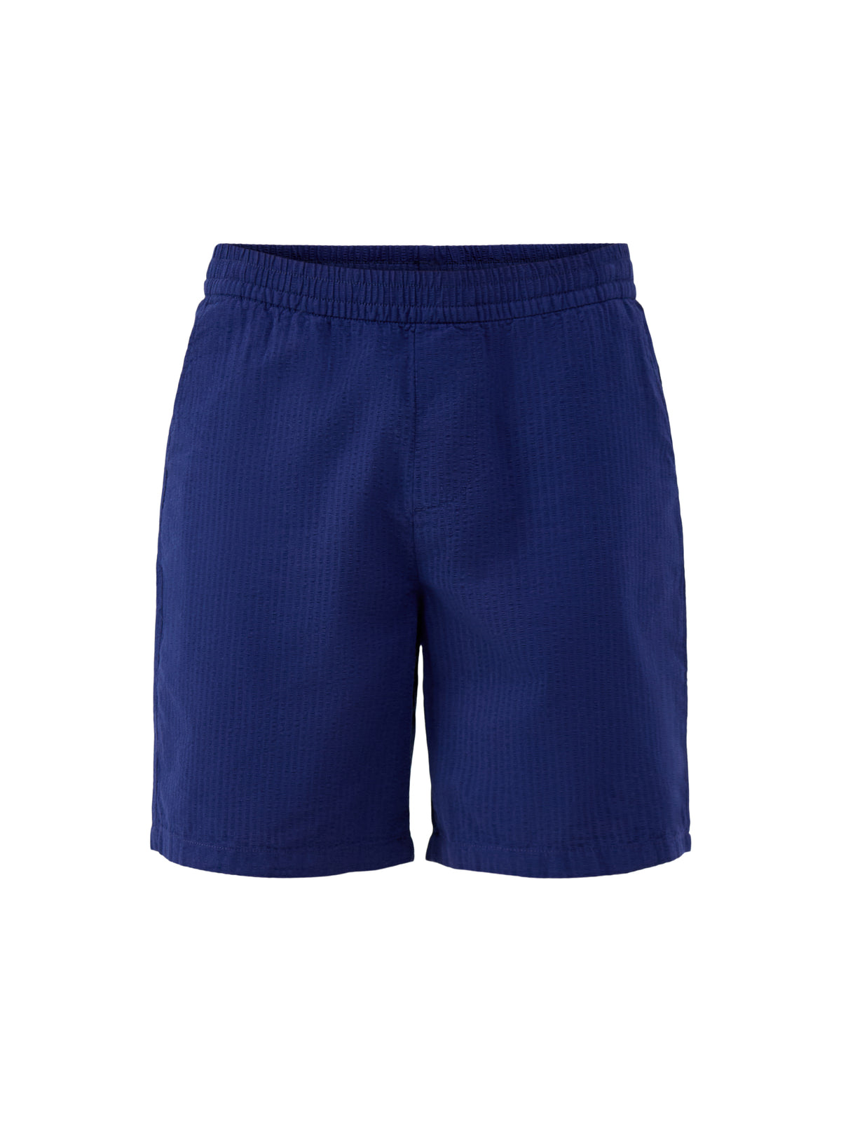 Stuart Seersucker Shorts Navy