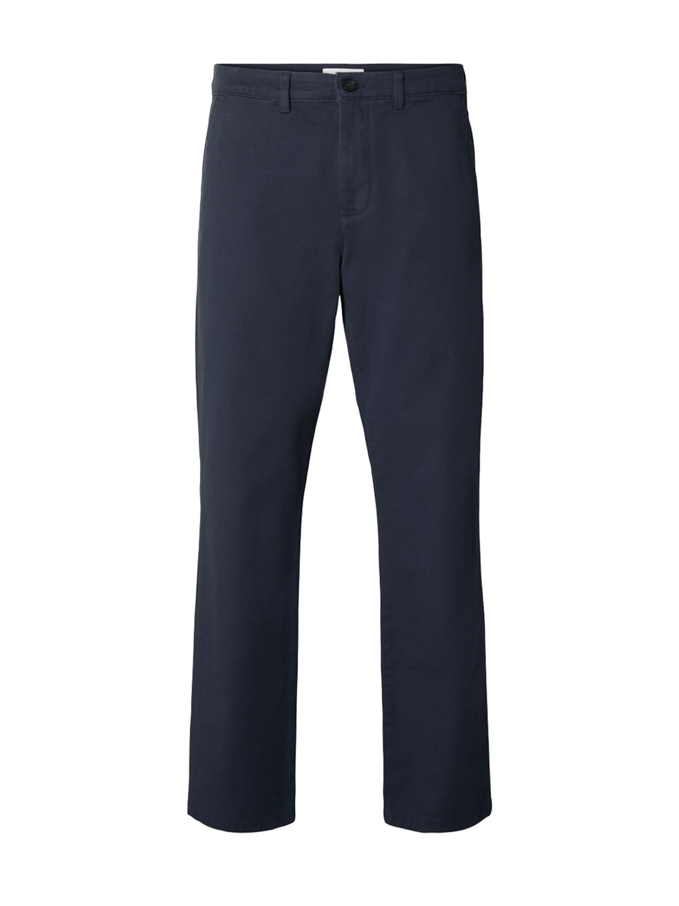 Straight Miles Twill Trousers Navy