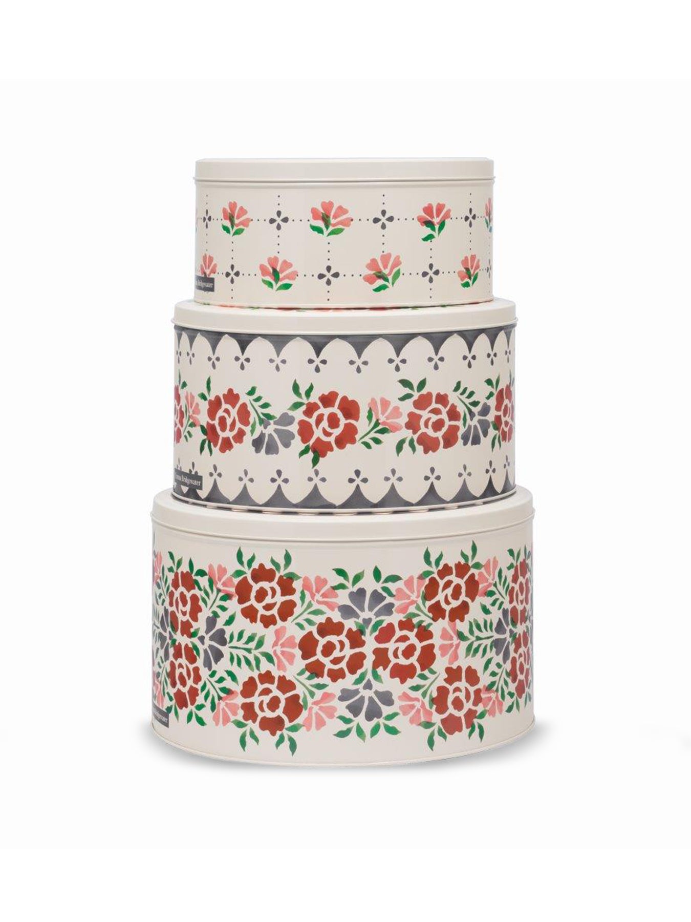 Antique Roses Set of 3 Cake Tins