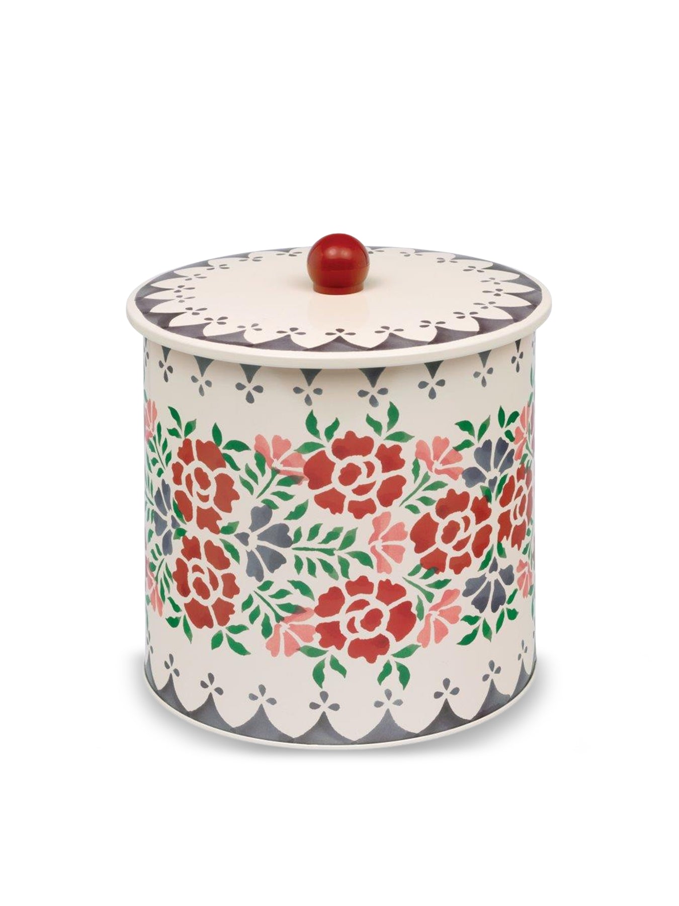 Antique Roses Biscuit Barrel