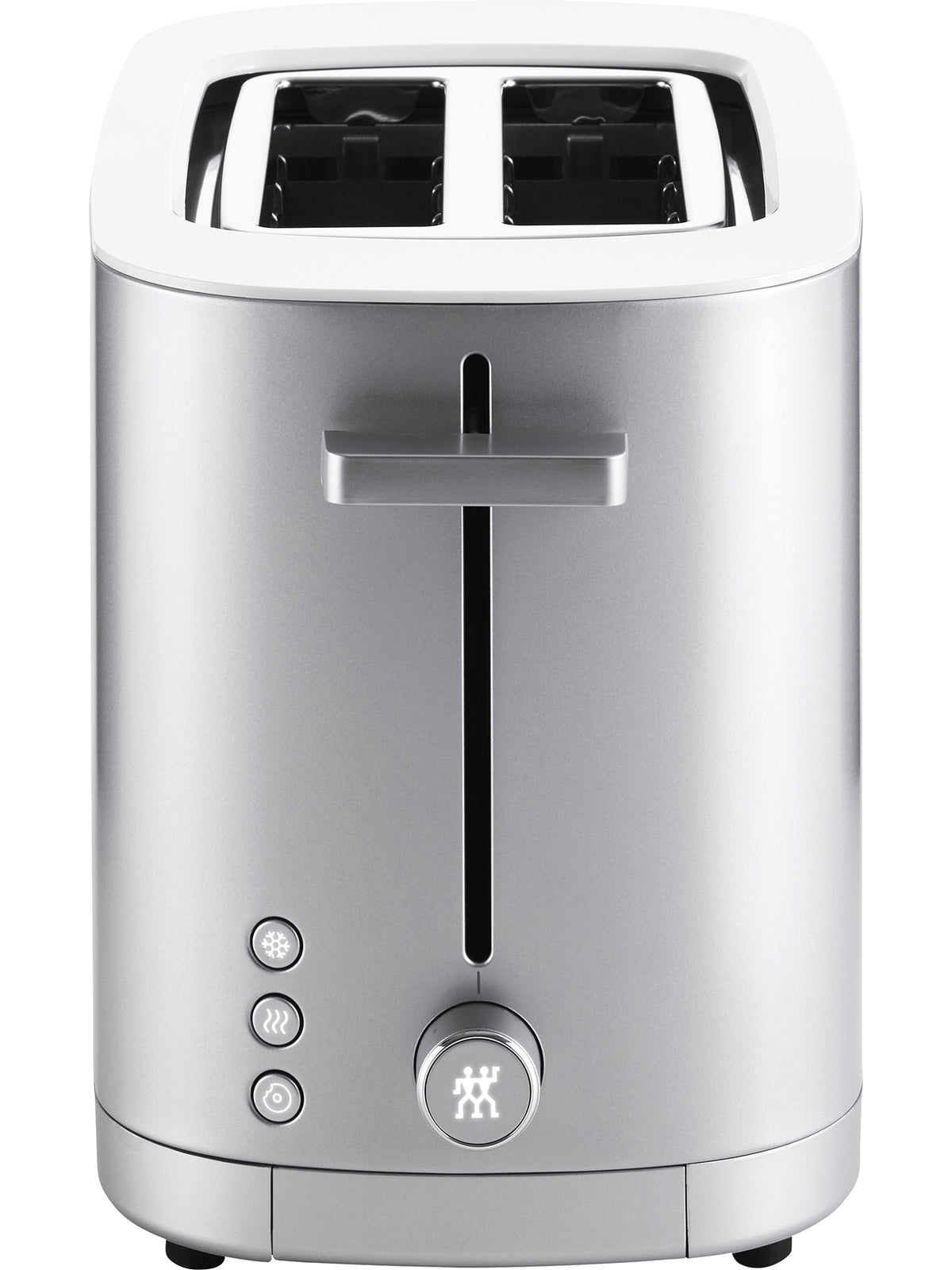 2 Slice Toaster with Bun Warmer Silver