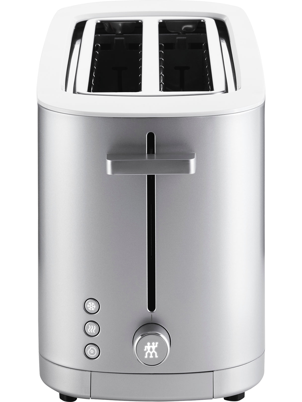 4 Slice Toaster with Bun Warmer Silver