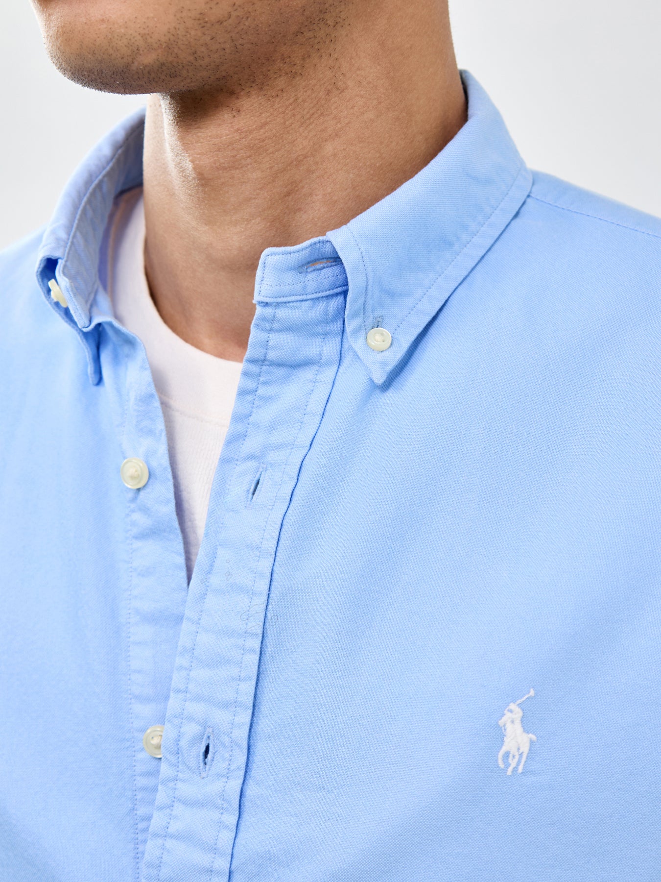 Slim Fit Oxford Shirt Blue