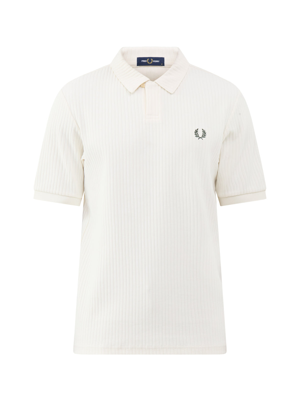 Drop Needle Jersey Polo Shirt Cream