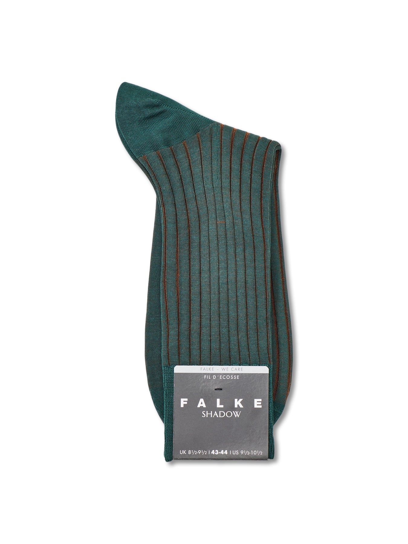 Shadow Rib Cotton Crew Socks