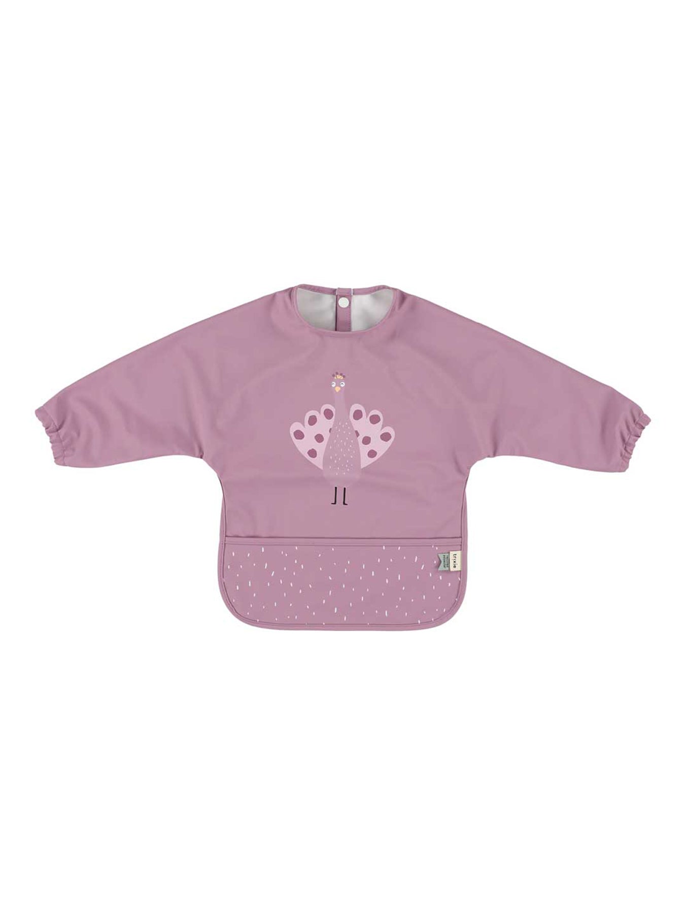 Mrs Peacock Waterproof Long Sleeve Bib Purple