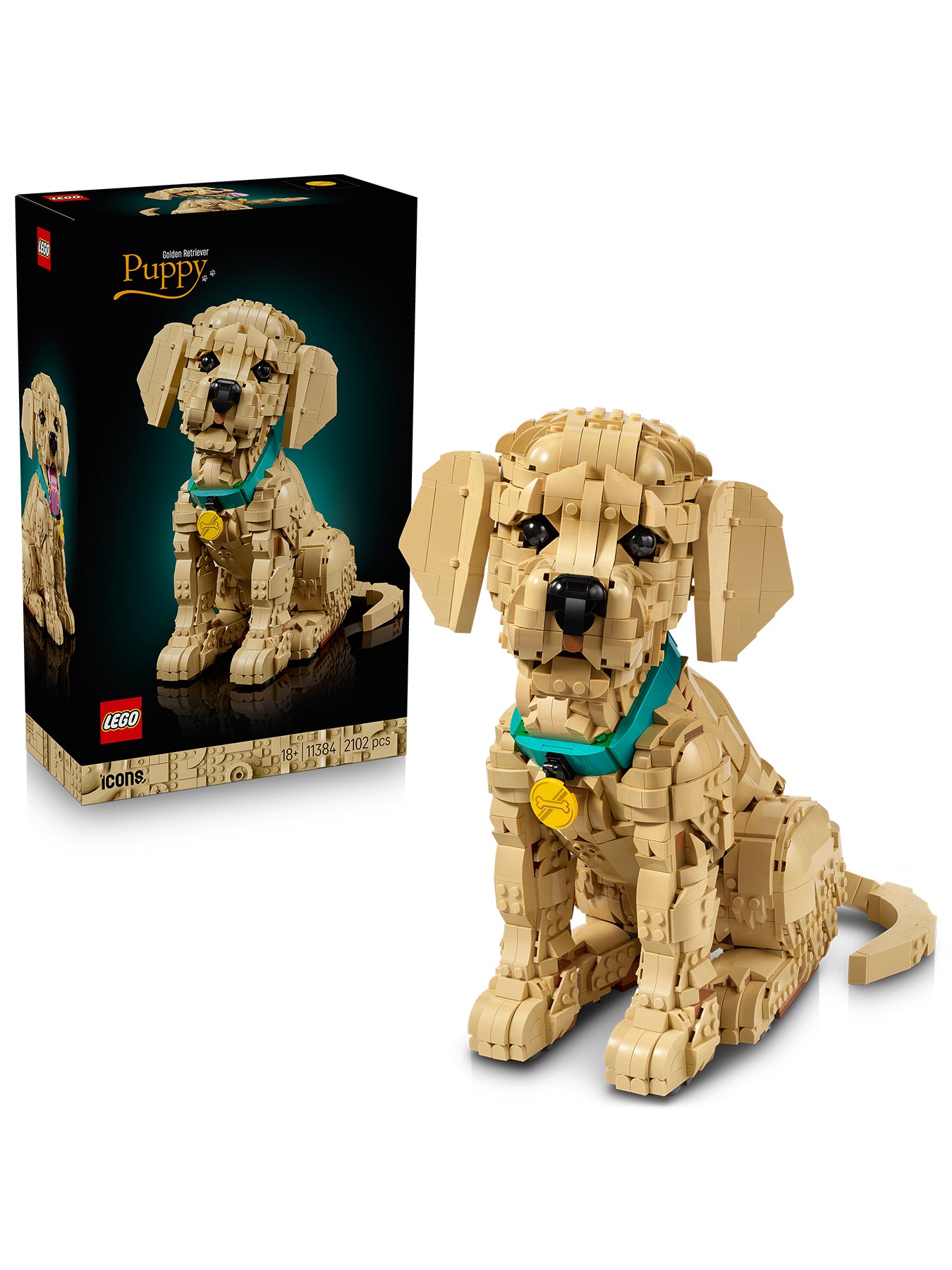 Golden Retriever Puppy Building Set