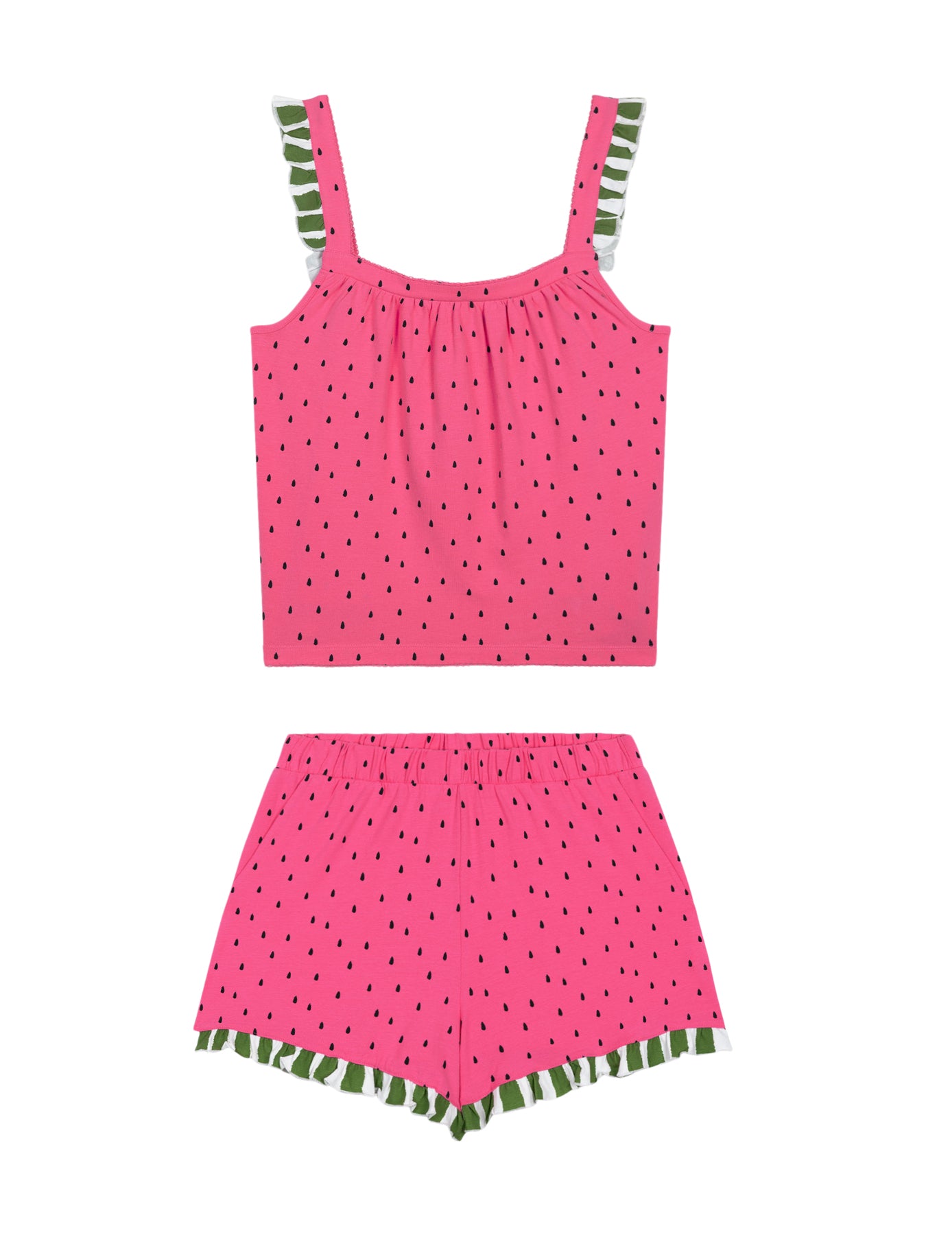 Watermelon Polka Dot Cami Short Pyjama Set