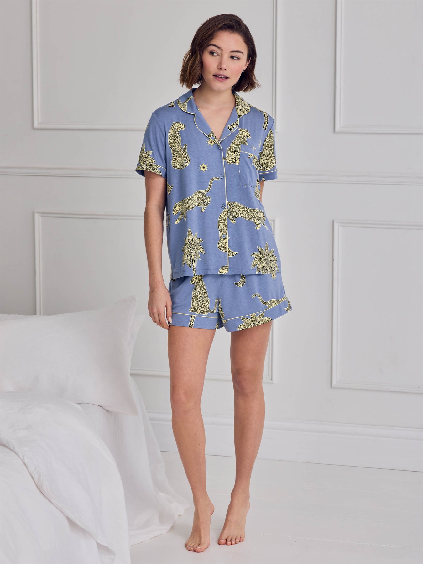 Leopard Short Pyjama Set