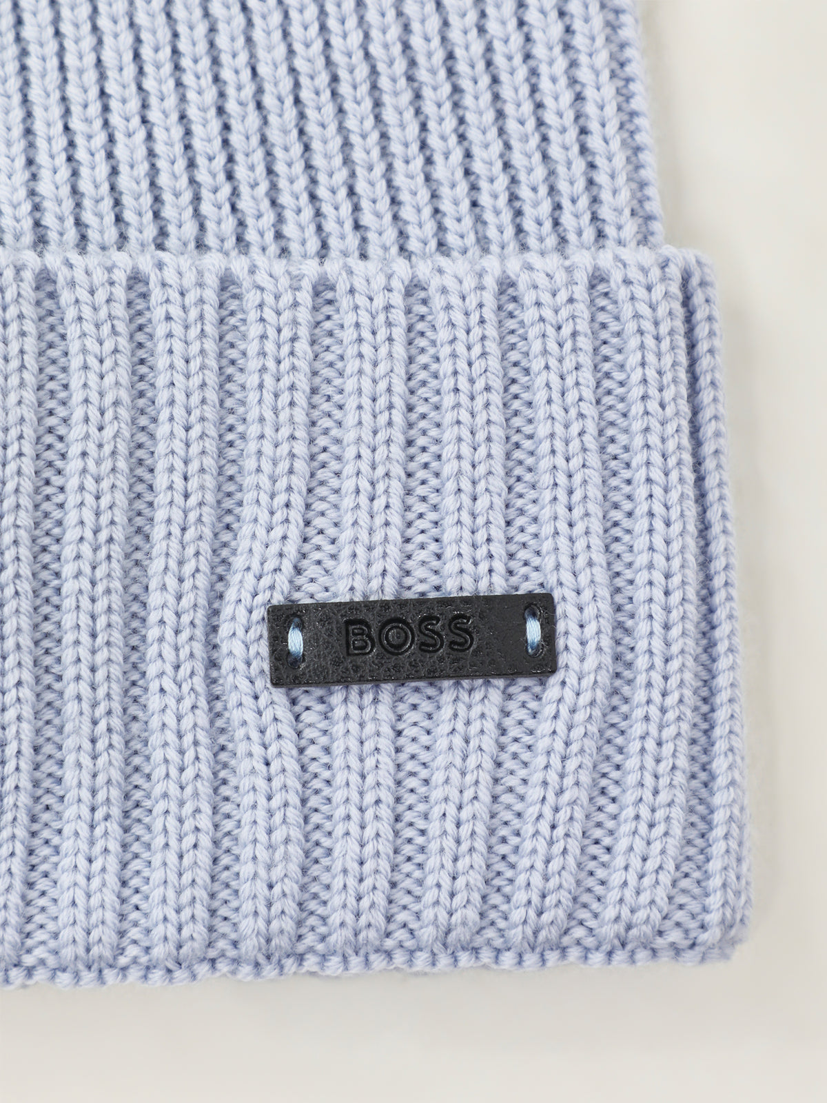 Fati Wool Beanie - Open Blue