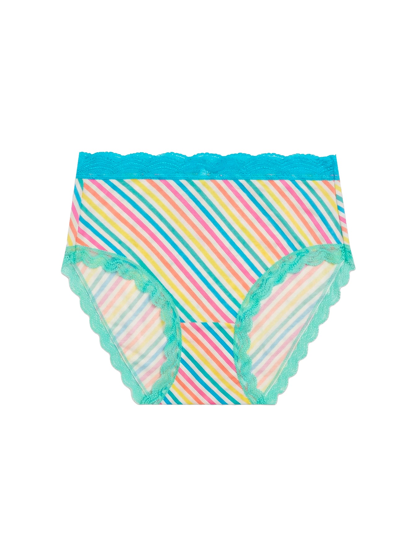 High Rise Striped Brief