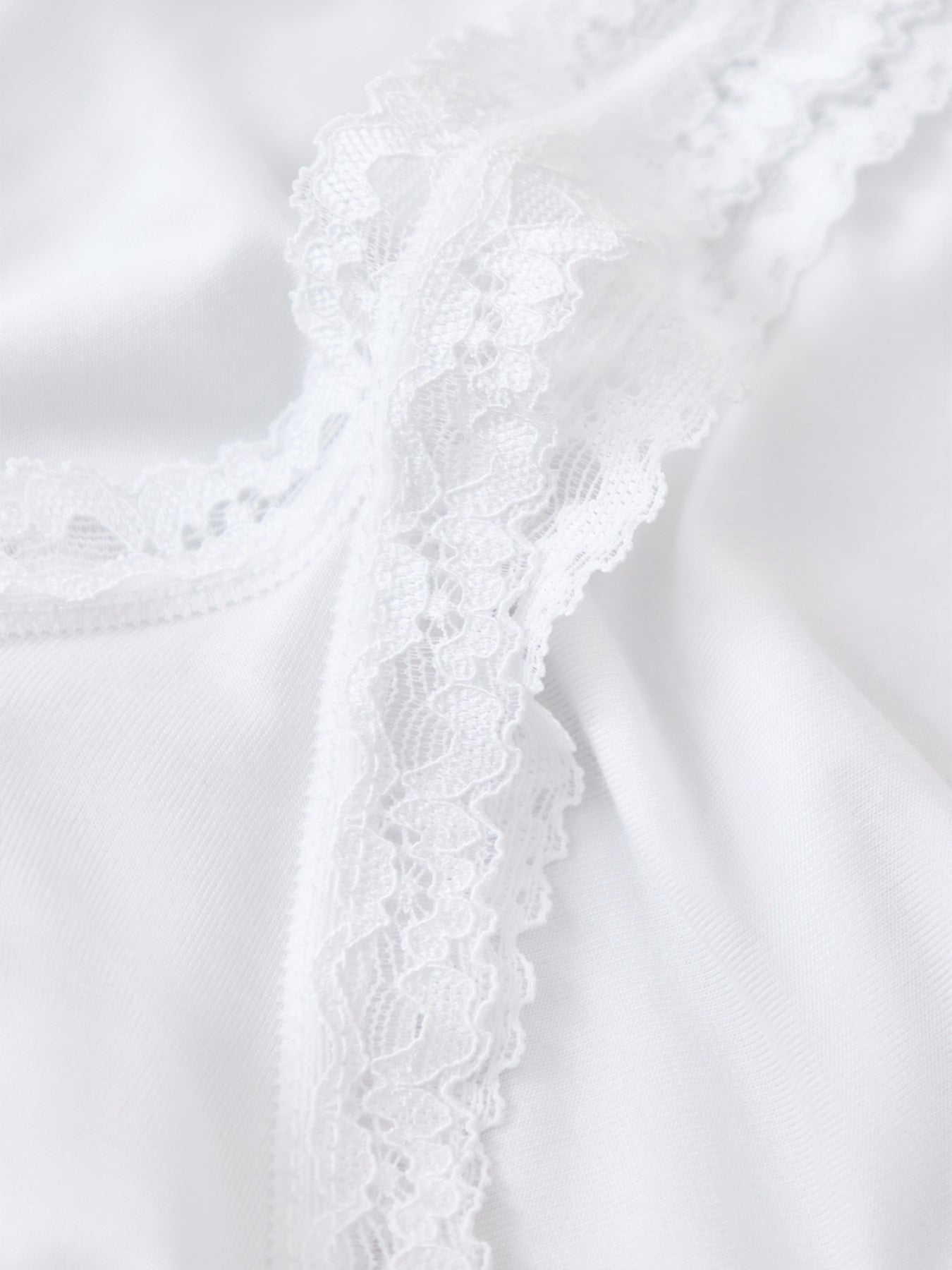 Lace Cami Top White