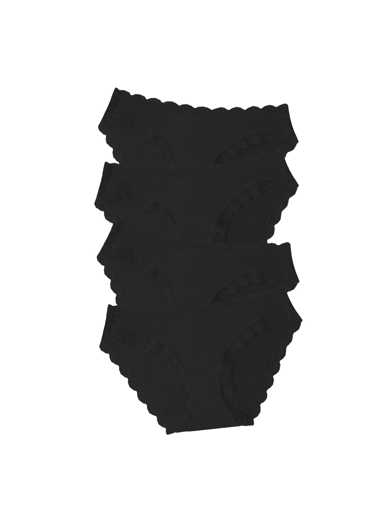 Original Knicker 4 Pack Black