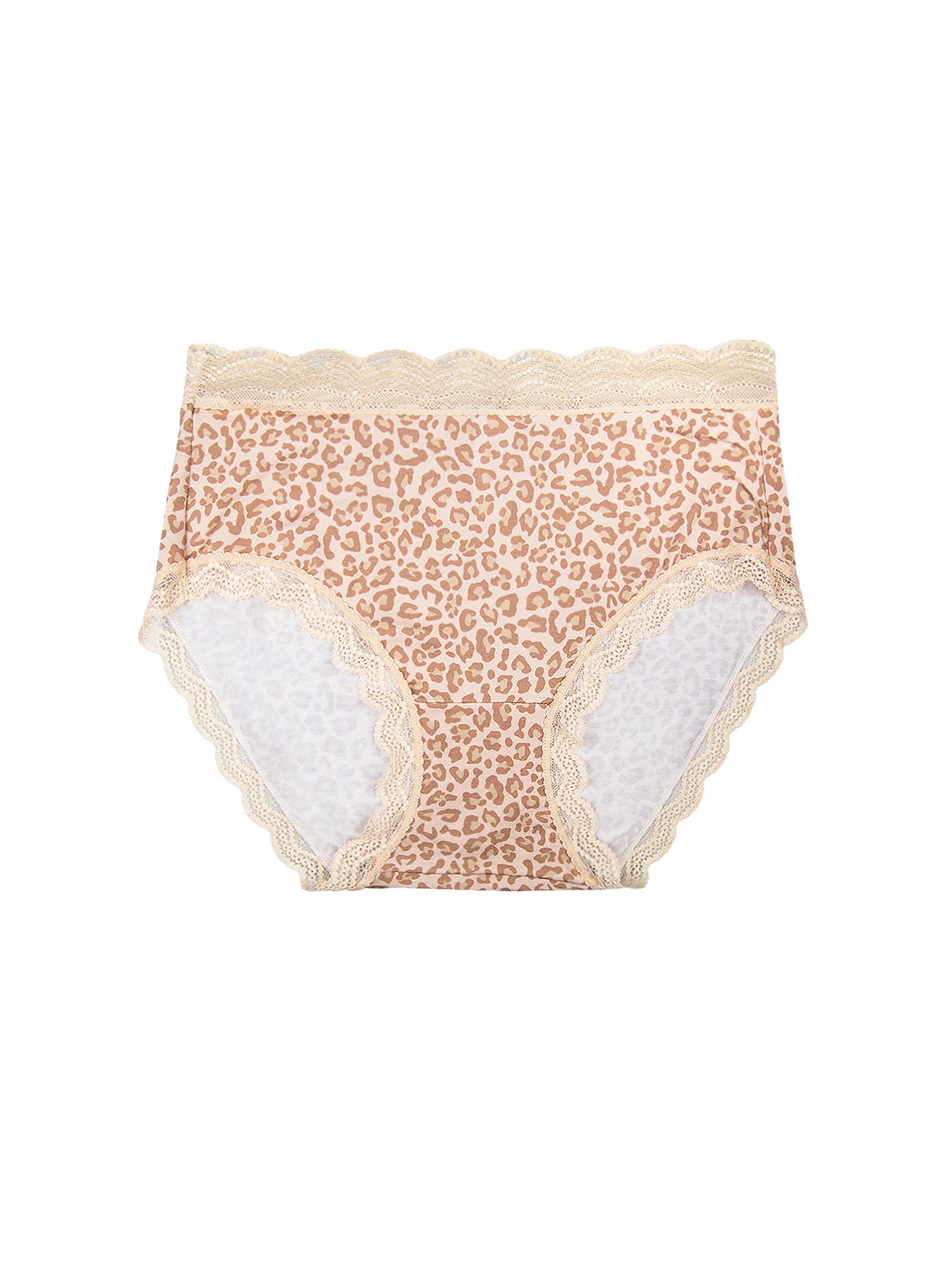 High Rise Knicker Leopard Nude