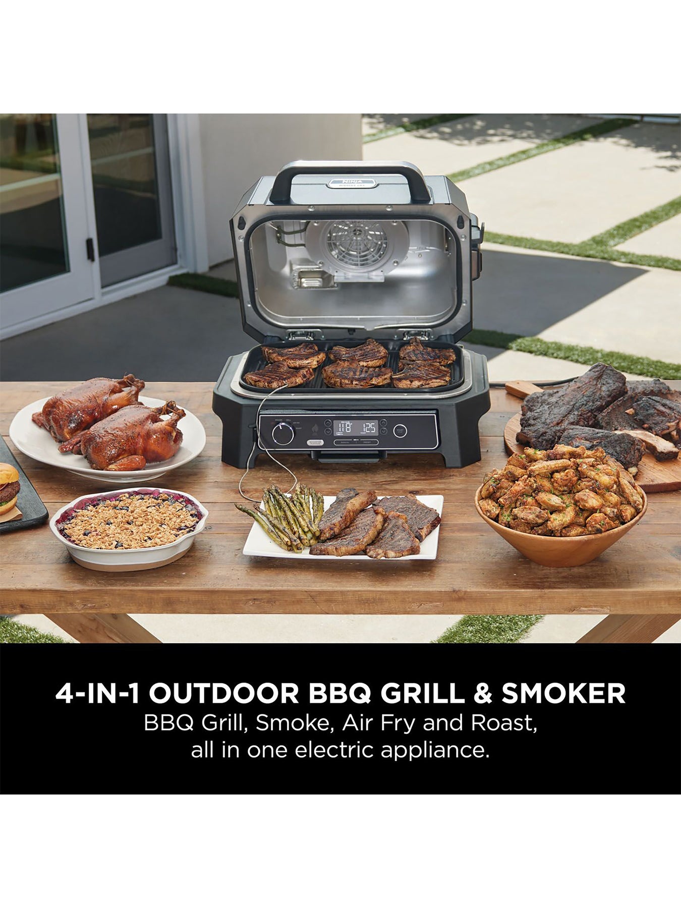 Woodfire Pro XL Electric BBQ Grill and Smoker
