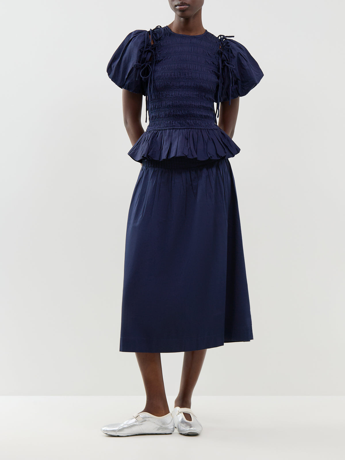 Becca Multiway Blouse Navy