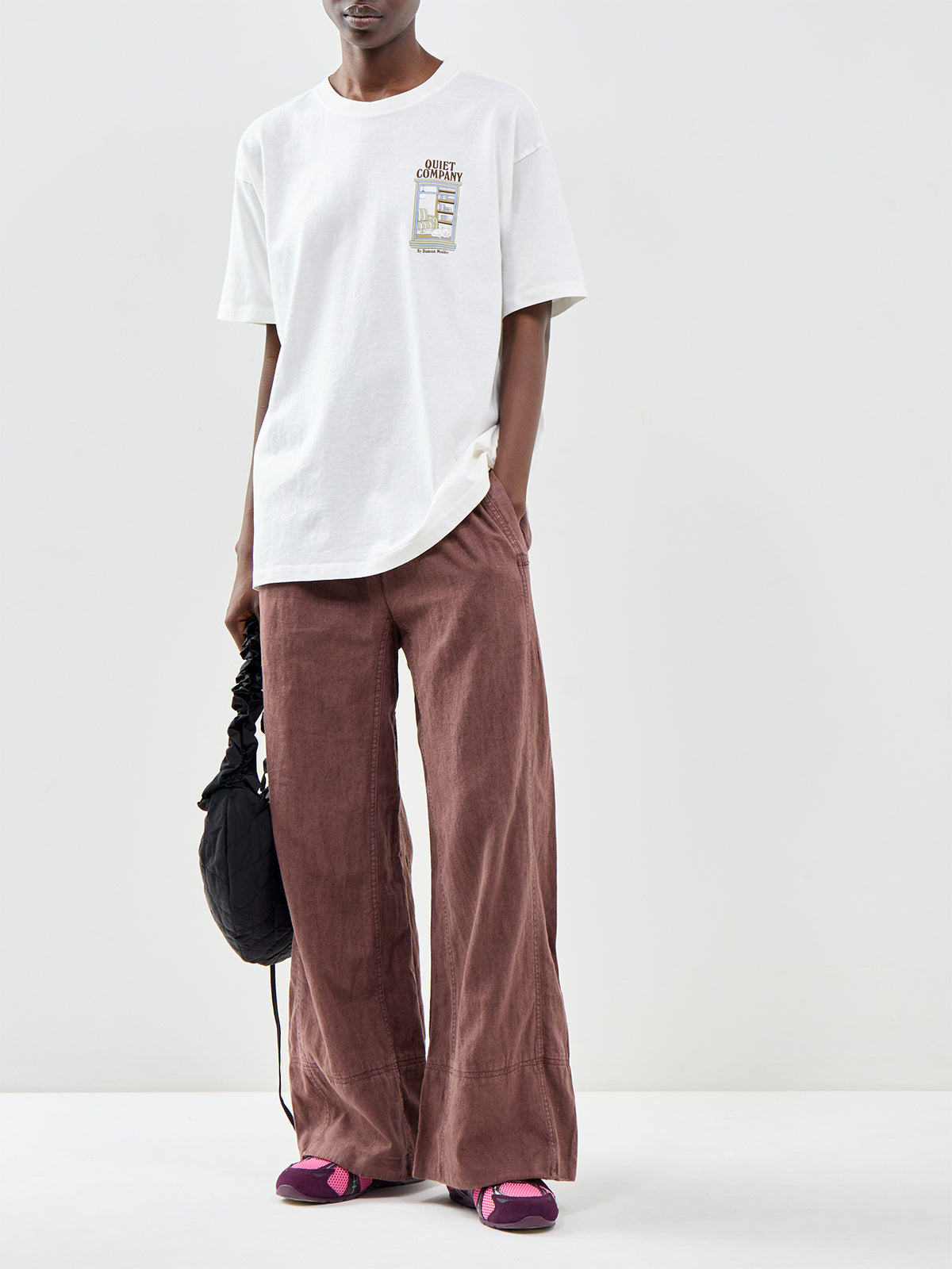 Quiet Company Graphic T-Shirt White