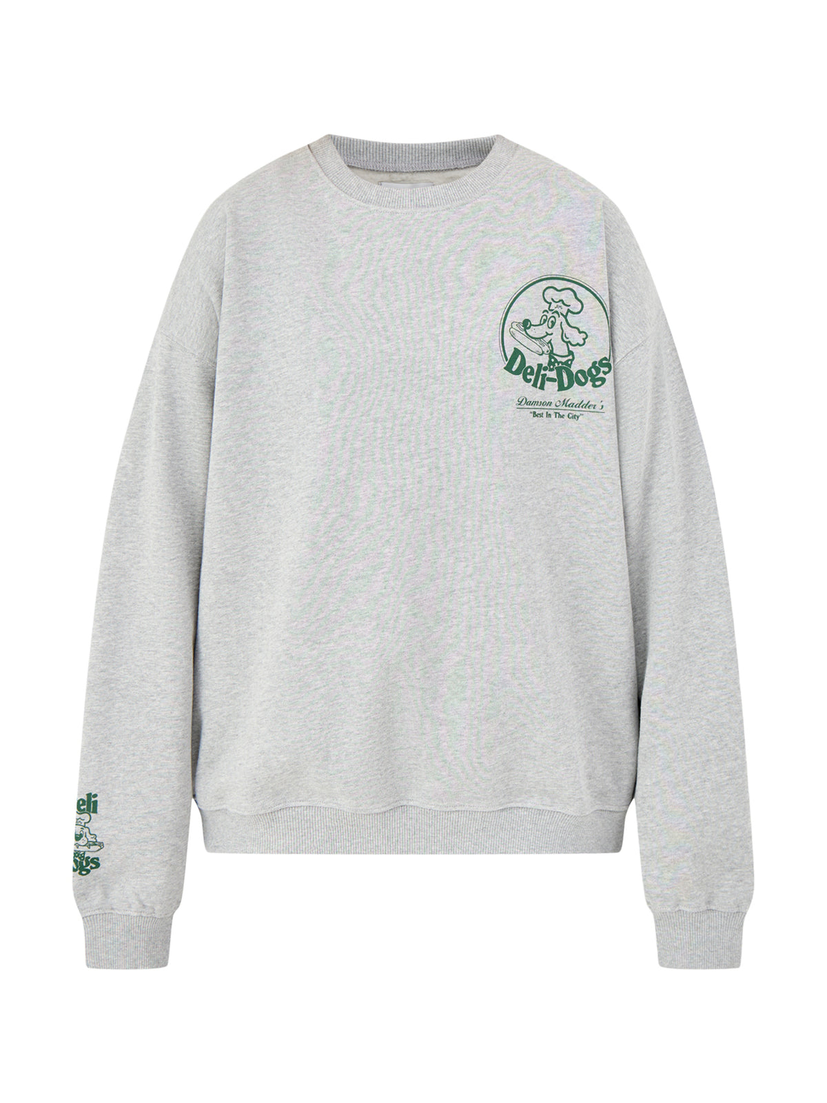 Deli Dog Sweatshirt Grey