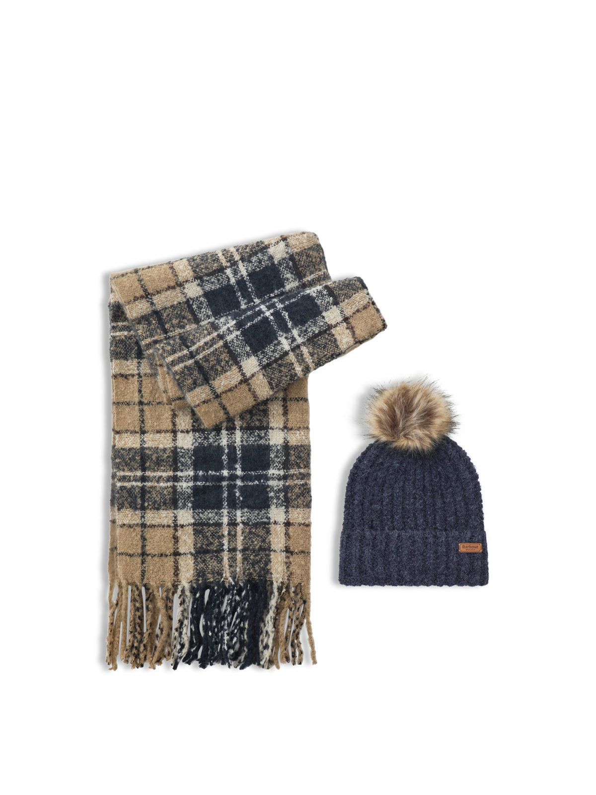 Saltburn Beanie & Scarf Gift Set - Birchwood