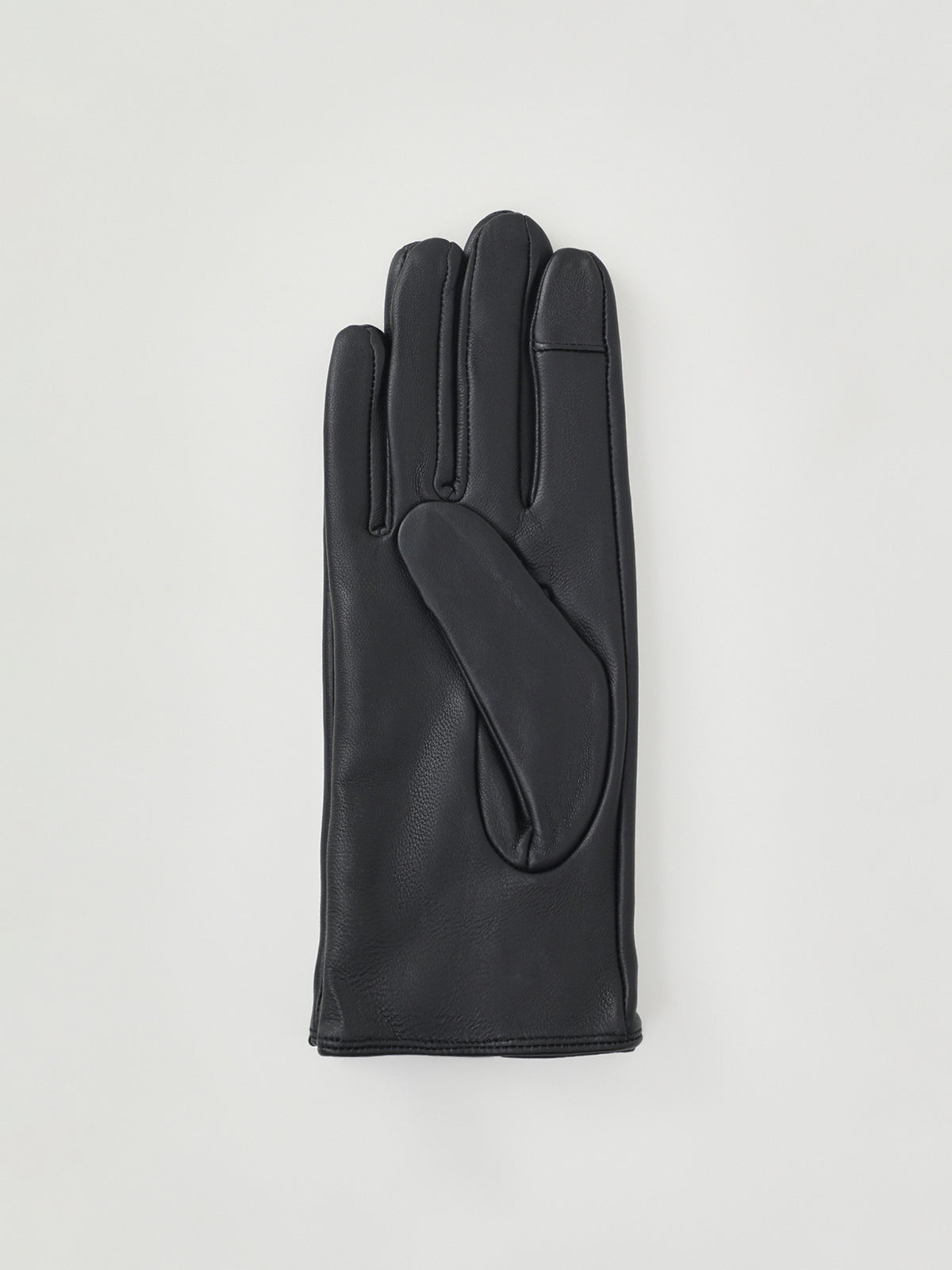 Arlene Leather Gloves - Black & Classic Tartan