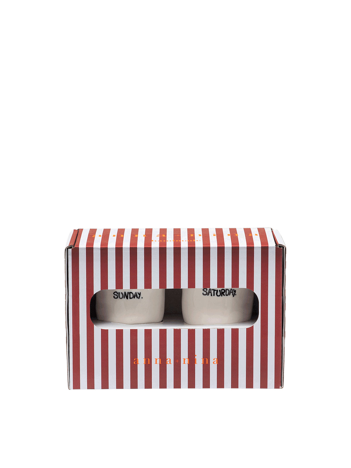 Weekend Egg Cup Set Of 2 - White