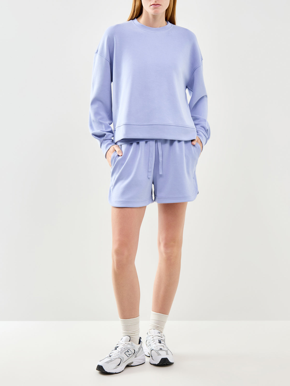 Sand Wash CloudWeight Sweatshirt Blue