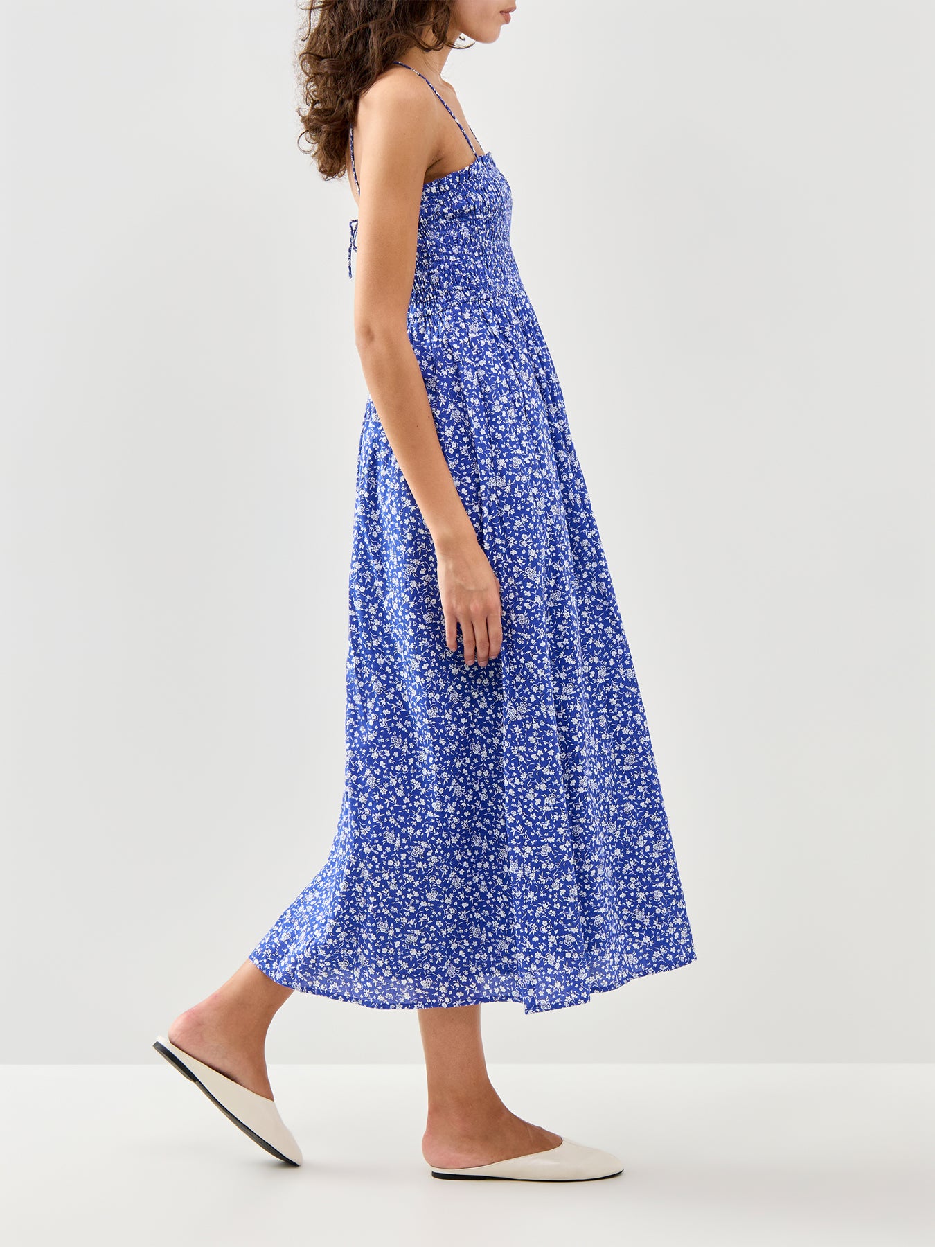 Rita Midi Dress Blue