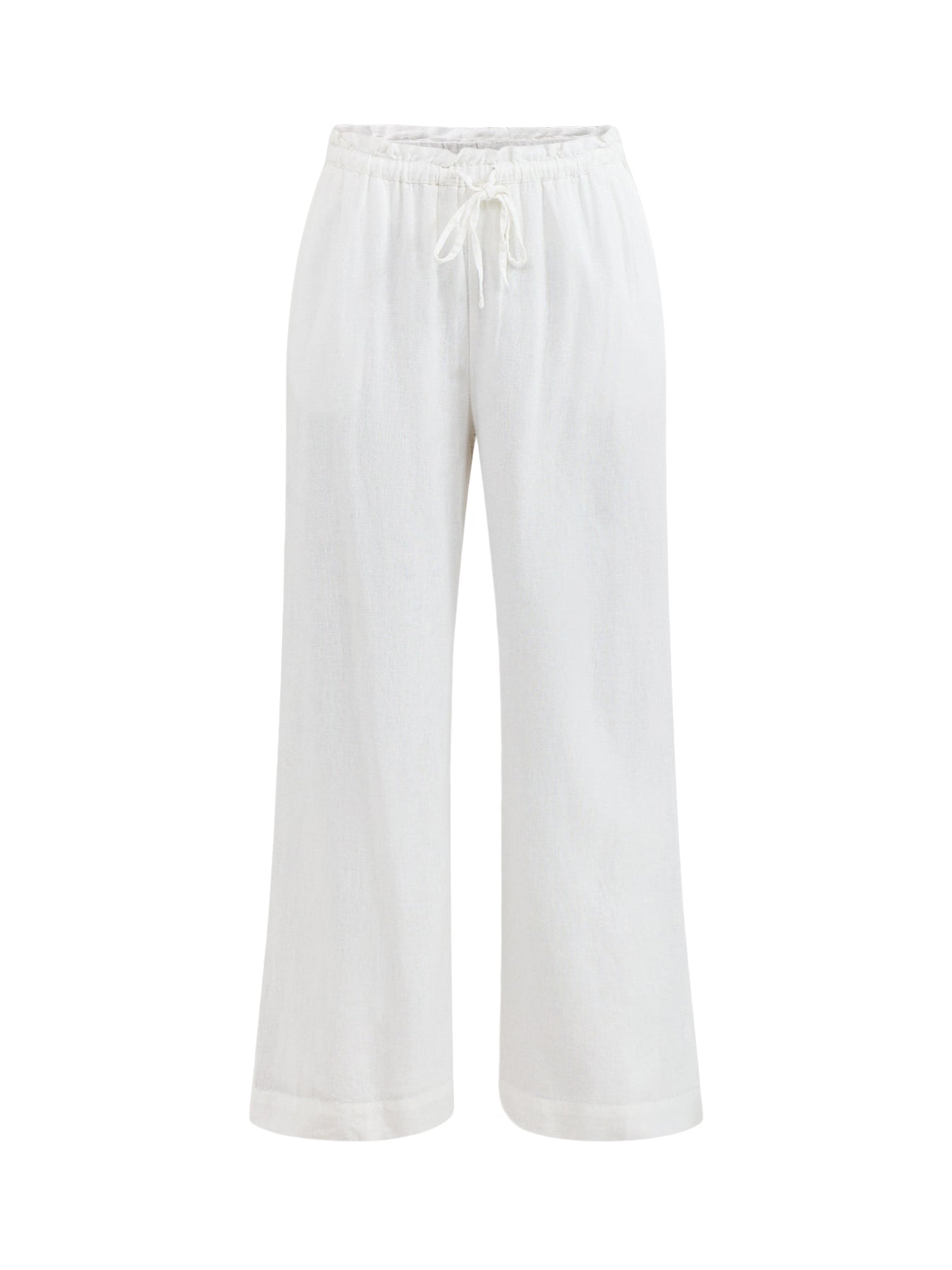 Fosse Wide Leg Trousers White