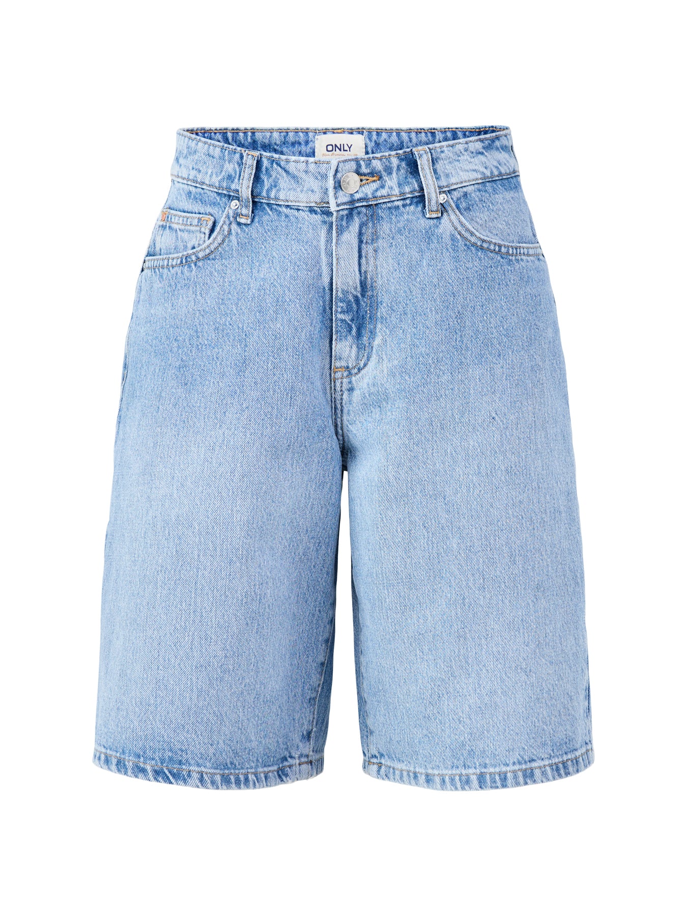 Sonny High Waisted Denim Shorts Blue
