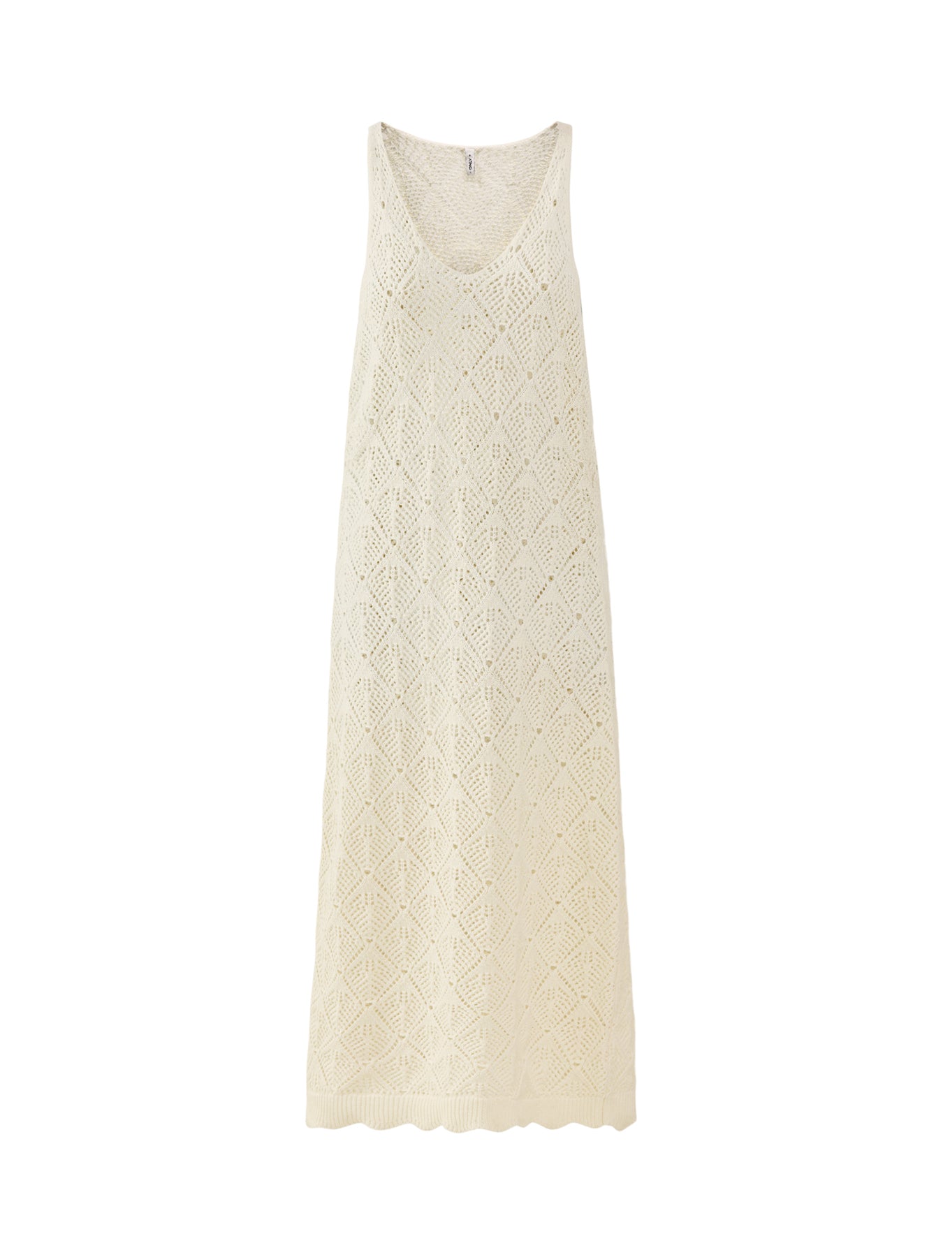 Sunflower Strap Midi Dress Cream