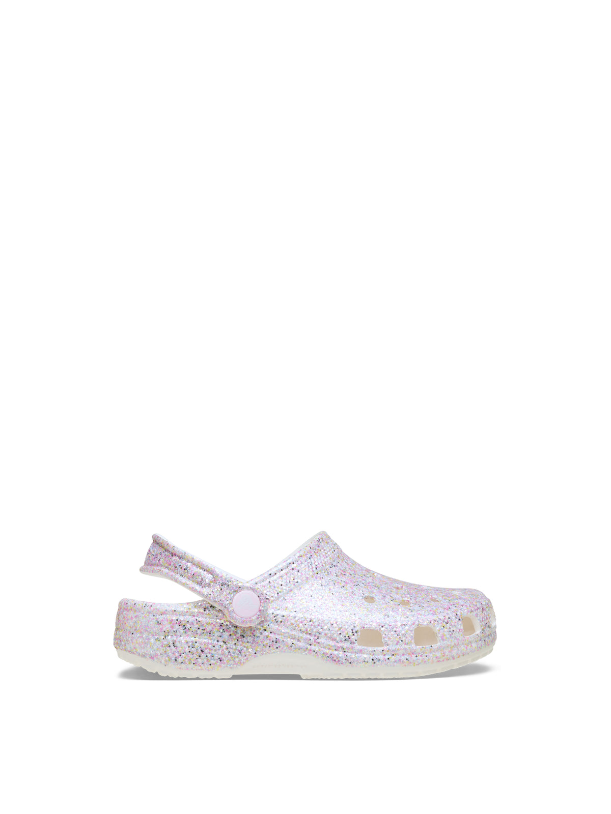Kids' Fantasy Glitter Clogs White