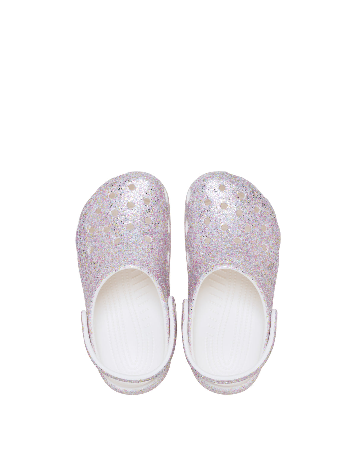 Kids' Fantasy Glitter Clogs White