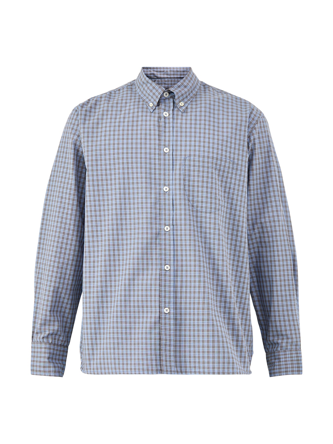 Lazy Day Shirt Blue Check