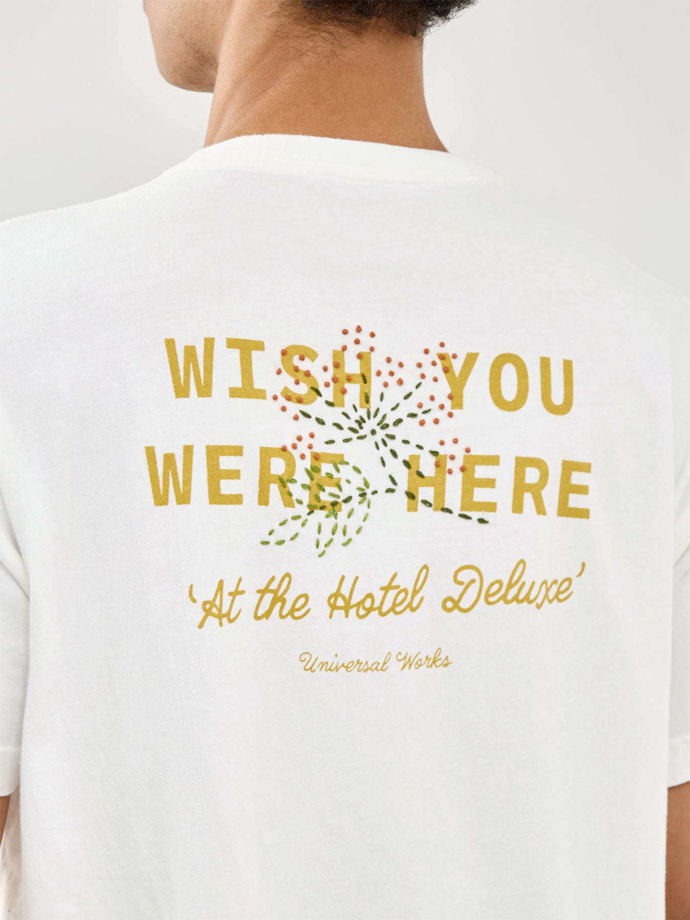Wish You Were Here Graphic T-Shirt Ecru