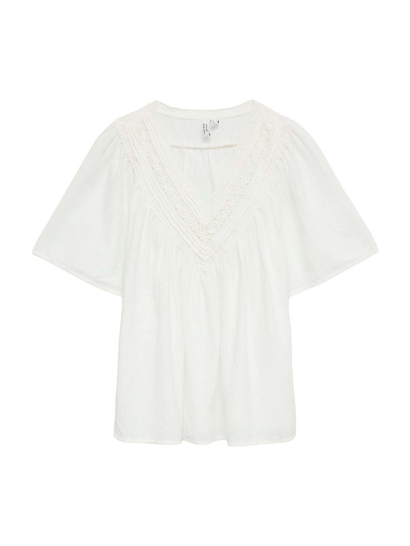 Karla V-Neck Top White