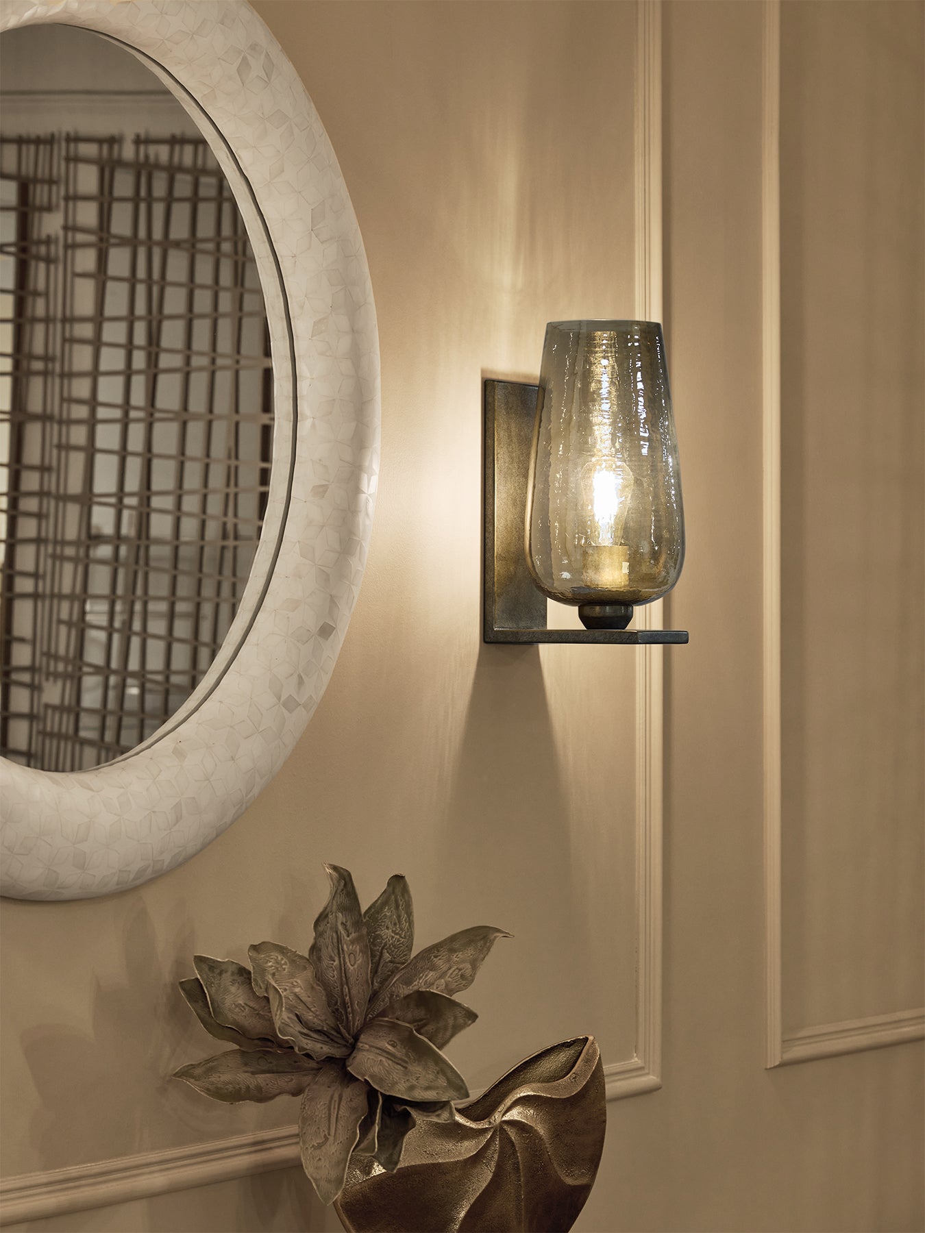 Belgrove Wall Light Brown